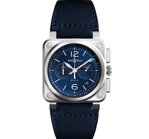 Replica Bell and Ross br0394 Watch BR 03-94 BLUE STEEL BR0394-BLU-ST/SCA (image for) Replica Bell and Ross br0394 Watch BR 03-94 BLUE STEEL BR0394-BLU-ST/SCA